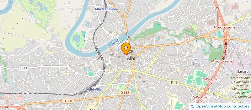 localisation de l'entreprise MONSIEUR MATHIS CHARRON à ALBI