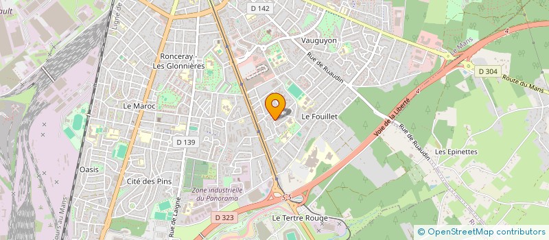 localisation de l'entreprise MONSIEUR MATHIS CHAUVIN  LE MANS