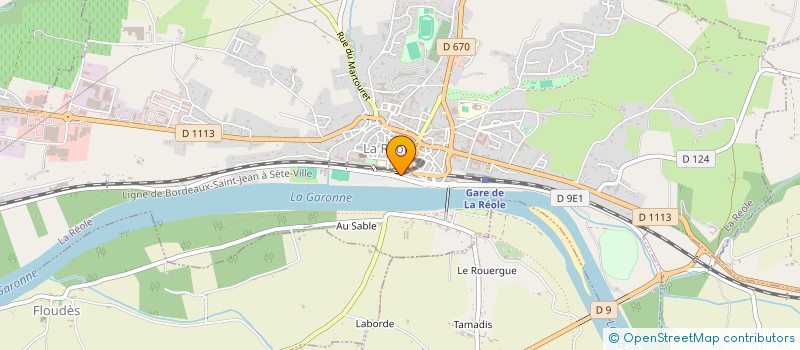 localisation de l'entreprise MONSIEUR MATHIS CHESI  LA REOLE