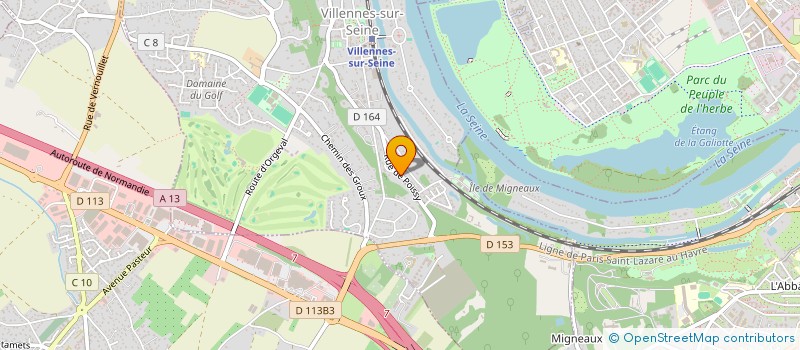 localisation de l'entreprise MONSIEUR MATHIS CHICHLIAN à VILLENNES-SUR-SEINE