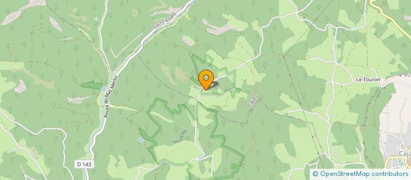 localisation de l'entreprise MONSIEUR MATHIS CONSTANS  CAJARC