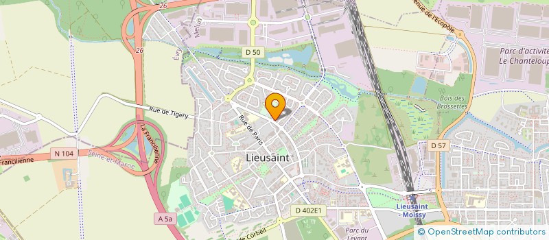 localisation de l'entreprise MONSIEUR MATHIS CORNELIE  LIEUSAINT