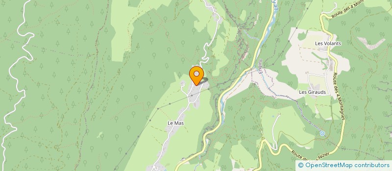 localisation de l'entreprise MONSIEUR MATHIS COSTE  LANS-EN-VERCORS