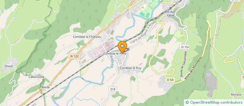 localisation de l'entreprise MONSIEUR MATHIS COUBETERGUES à VIC-SUR-CERE