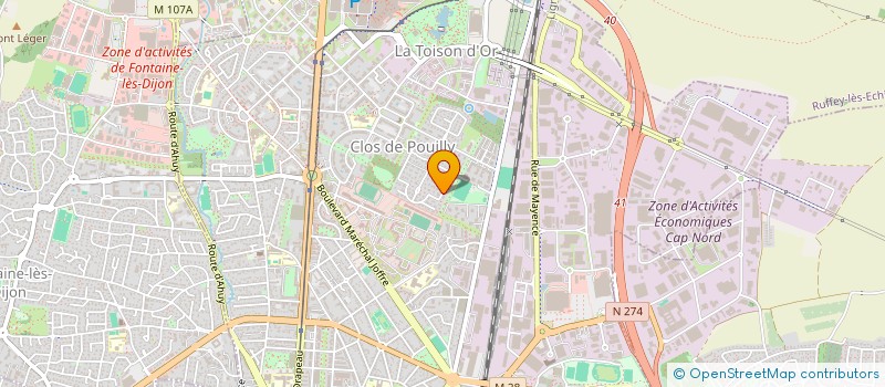 localisation de l'entreprise MONSIEUR MATHIS COVELLI à DIJON