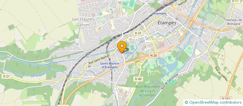 localisation de l'entreprise MONSIEUR MATHIS COZETTE  ETAMPES