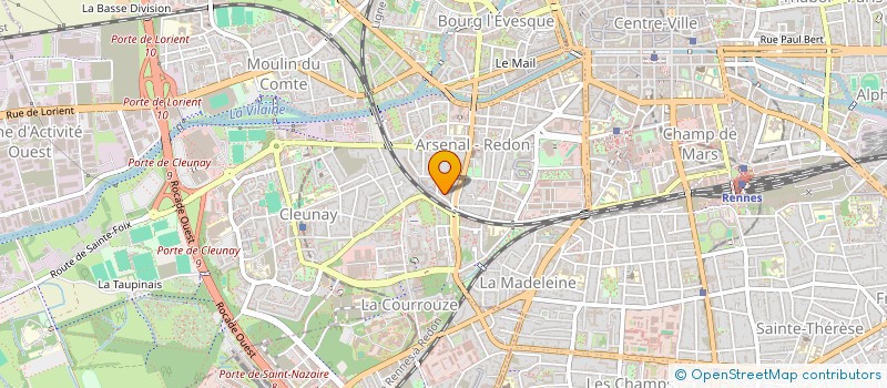 localisation de l'entreprise MONSIEUR MATHIS DANIEL  RENNES