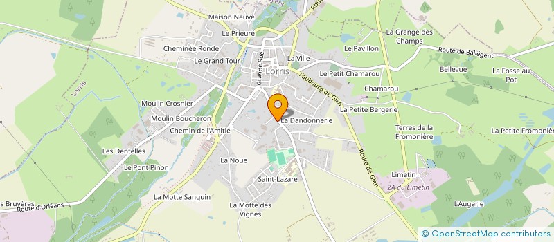 localisation de l'entreprise MONSIEUR MATHIS DAVID à LORRIS