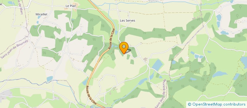 localisation de l'entreprise MONSIEUR MATHIS DE CARVALHO  SAINT-JEAN-DE-BOURNAY