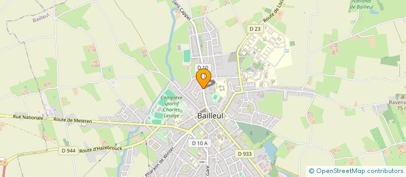 localisation de l'entreprise MONSIEUR MATHIS DEBAUSSART à BAILLEUL
