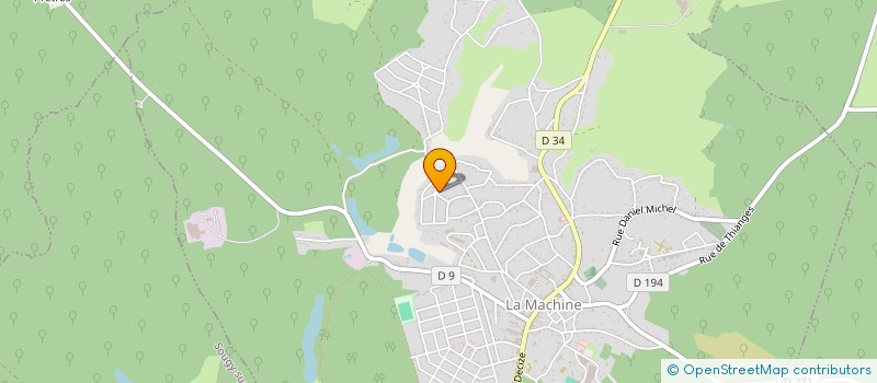 localisation de l'entreprise MONSIEUR MATHIS DECAIX  LA MACHINE