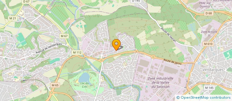 localisation de l'entreprise MONSIEUR MATHIS DESBOS  LE CRES