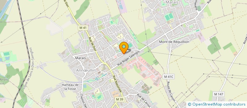 localisation de l'entreprise MONSIEUR MATHIS DESCAMPS  ANNULLIN