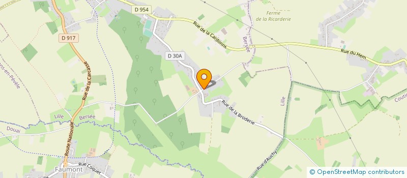 localisation de l'entreprise MONSIEUR MATHIS DETOUCHE  BERSEE