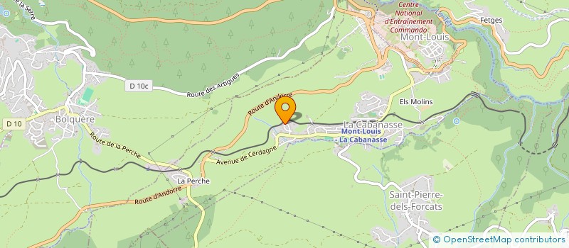 localisation de l'entreprise MONSIEUR MATHIS DEYMIER  LA CABANASSE