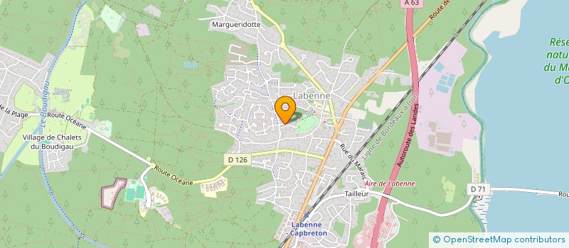 localisation de l'entreprise MONSIEUR MATHIS DI BELLA  LABENNE