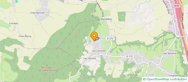 localisation de l'entreprise MONSIEUR MATHIS DIEUDONNE  CUVAT