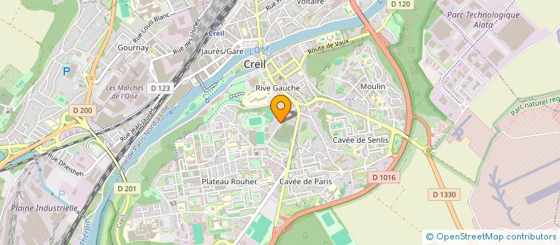 localisation de l'entreprise MONSIEUR MATHIS DINH  CREIL