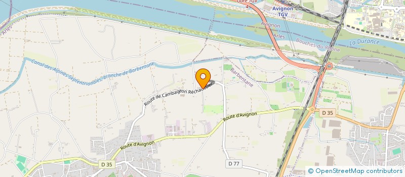 localisation de l'entreprise MONSIEUR MATHIS DORCE  BARBENTANE