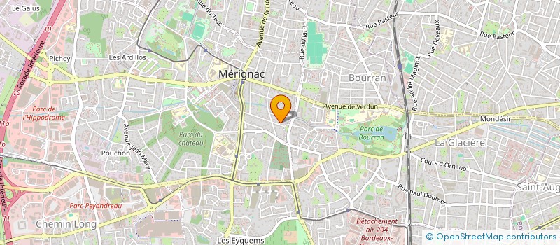 localisation de l'entreprise MONSIEUR MATHIS DUBLANC  MERIGNAC