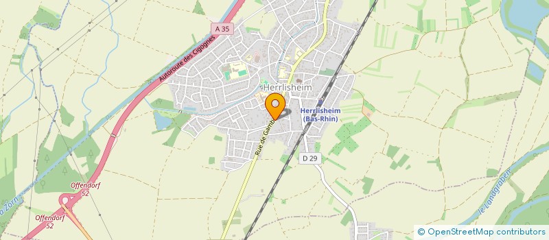 localisation de l'entreprise MONSIEUR MATHIS DUBOIS-VIEIRA  HERRLISHEIM