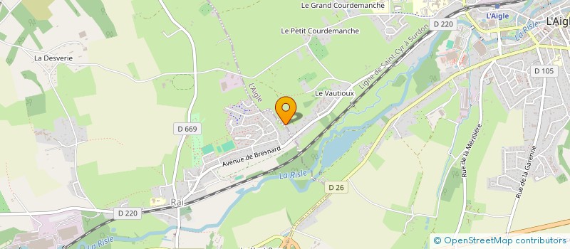 localisation de l'entreprise MONSIEUR MATHIS DUCLOS à L'AIGLE