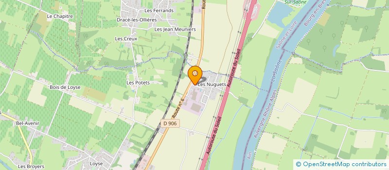 localisation de l'entreprise MONSIEUR MATHIS DUCROT  LA CHAPELLE-DE-GUINCHAY