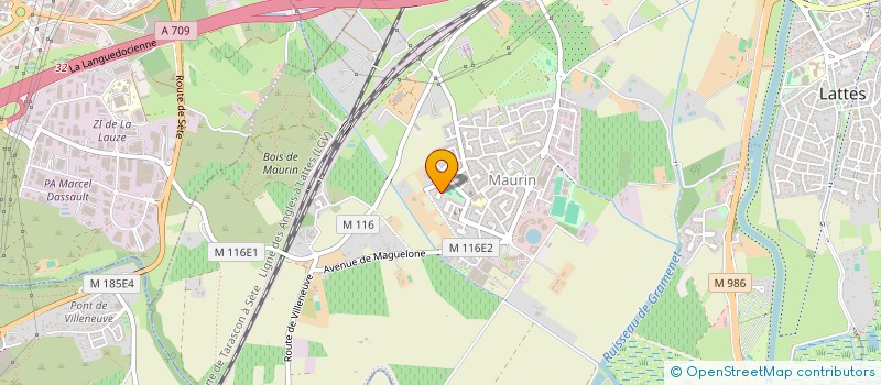 localisation de l'entreprise MONSIEUR MATHIS DUMONTOIS  LATTES