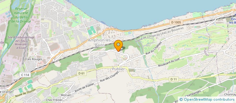 localisation de l'entreprise MONSIEUR MATHIS DUPONT  PUBLIER