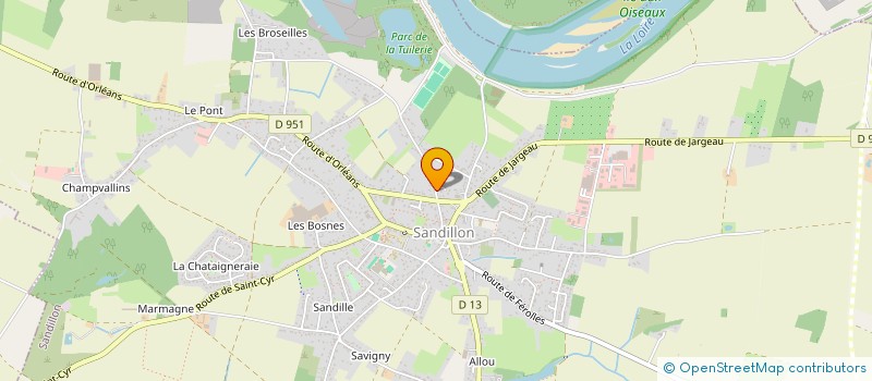 localisation de l'entreprise MONSIEUR MATHIS DUPONT-BRIMBEUF à SANDILLON