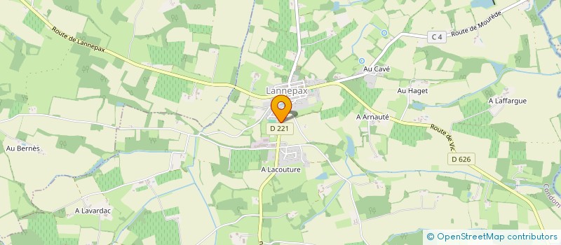 localisation de l'entreprise MONSIEUR MATHIS DURAN  LANNEPAX