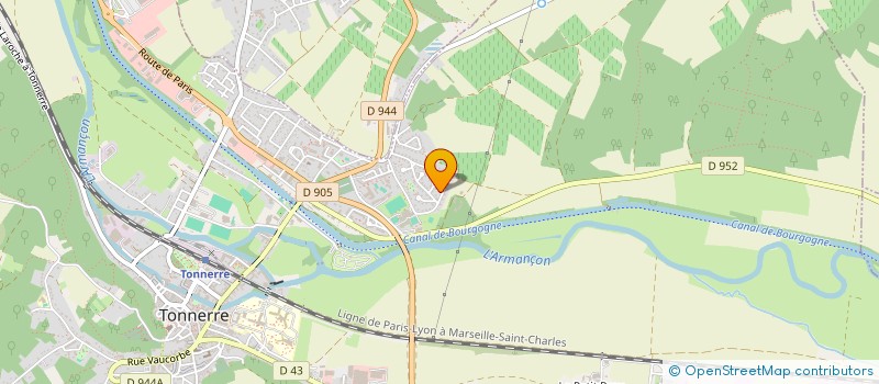 localisation de l'entreprise MONSIEUR MATHIS DUVAL  TONNERRE