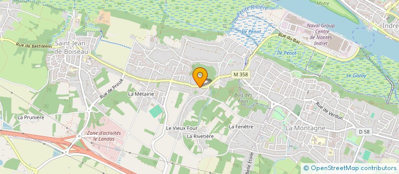 localisation de l'entreprise MONSIEUR MATHIS EL IDRISSI  SAINT-JEAN-DE-BOISEAU