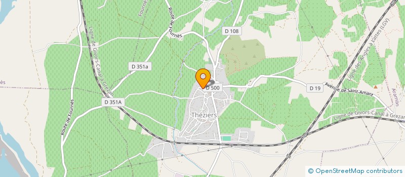 localisation de l'entreprise MONSIEUR MATHIS ENAULT  THEZIERS