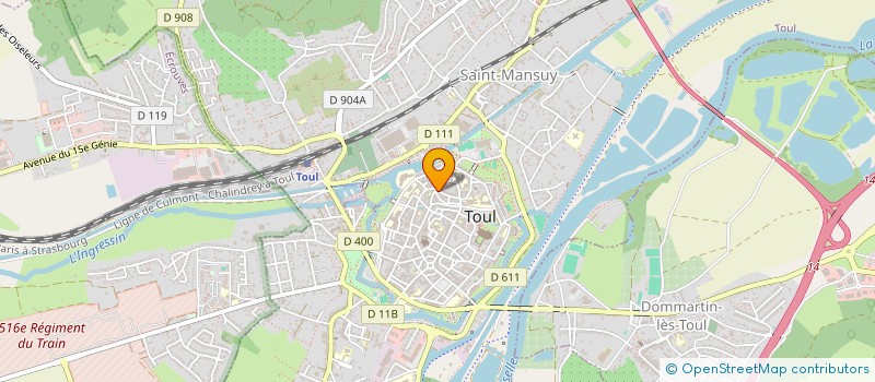 localisation de l'entreprise MONSIEUR MATHIS ESNAULT à TOUL