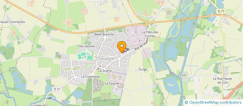 localisation de l'entreprise MONSIEUR MATHIS ETHEVE  CHAVAGNE