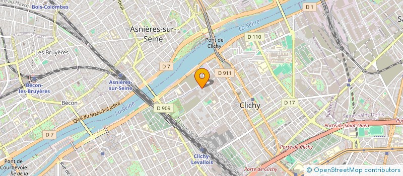 localisation de l'entreprise MONSIEUR MATHIS EUGER à CLICHY