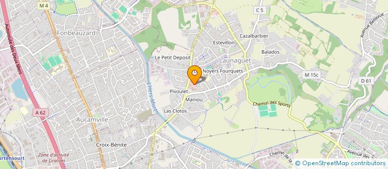 localisation de l'entreprise MONSIEUR MATHIS FABA  LAUNAGUET