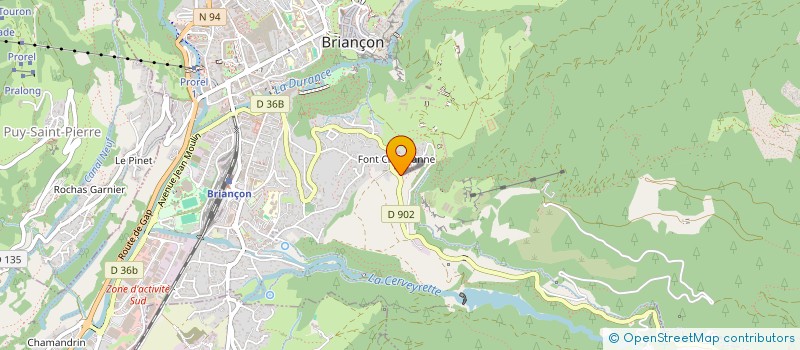 localisation de l'entreprise MONSIEUR MATHIS FAVRICHON  CERVIERES