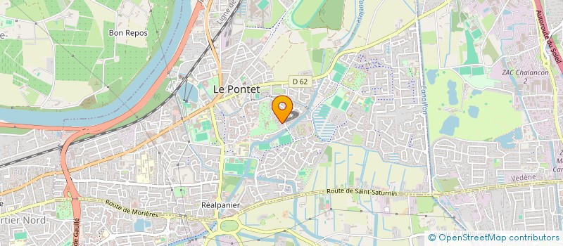 localisation de l'entreprise MONSIEUR MATHIS FAVROT  LE PONTET