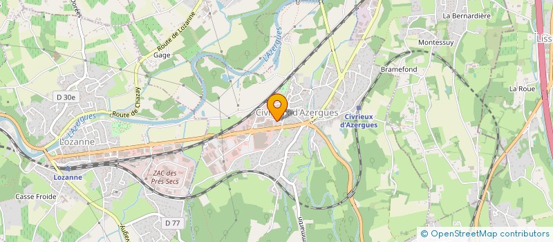 localisation de l'entreprise MONSIEUR MATHIS FERNANDES  CIVRIEUX-D'AZERGUES