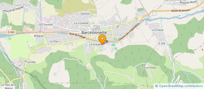 localisation de l'entreprise MONSIEUR MATHIS FLAVIANO à BARCELONNETTE