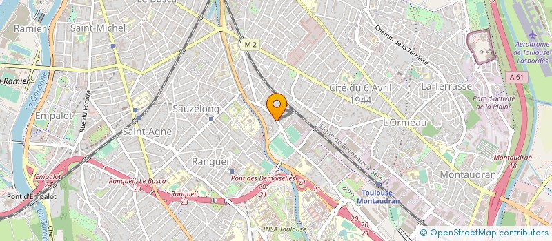 localisation de l'entreprise MONSIEUR MATHIS FODIL-CHERIF  TOULOUSE