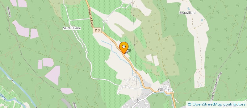 localisation de l'entreprise MONSIEUR MATHIS FORTUNATO  OLLIERES