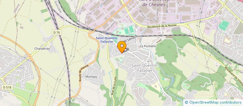 localisation de l'entreprise MONSIEUR MATHIS FOURNERON  SAINT-QUENTIN-FALLAVIER