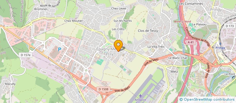 localisation de l'entreprise MONSIEUR MATHIS GALON  EPAGNY METZ-TESSY