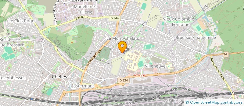 localisation de l'entreprise MONSIEUR MATHIS GARCELON  CHELLES