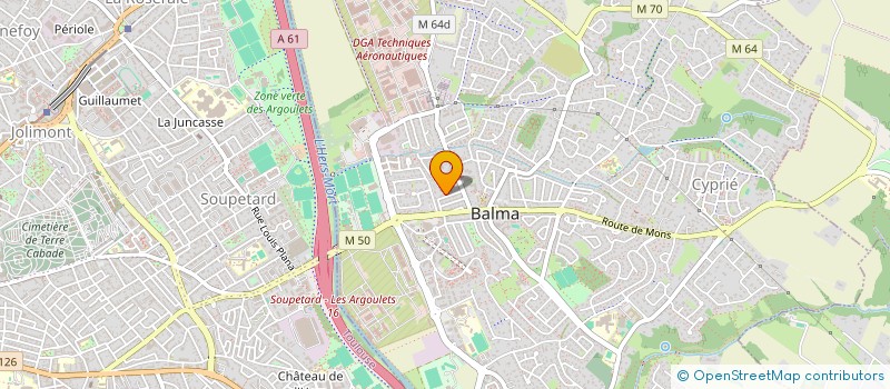 localisation de l'entreprise MONSIEUR MATHIS GARIEL  BALMA