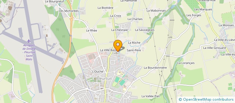 localisation de l'entreprise MONSIEUR MATHIS GENEAUX  PLEURTUIT