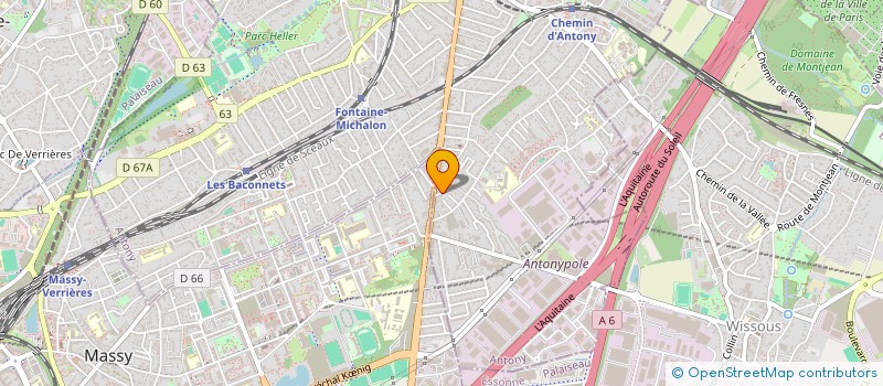 localisation de l'entreprise MONSIEUR MATHIS GIANNASI à ANTONY